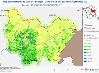 DNSB_Densité_haies_BD_Haies V2_REG  BOURGOGNE-FRANCHE-COMTE