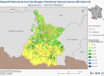 DNSB_Densité_haies_BD_Haies V2_dpt  HAUTES-PYRENEES